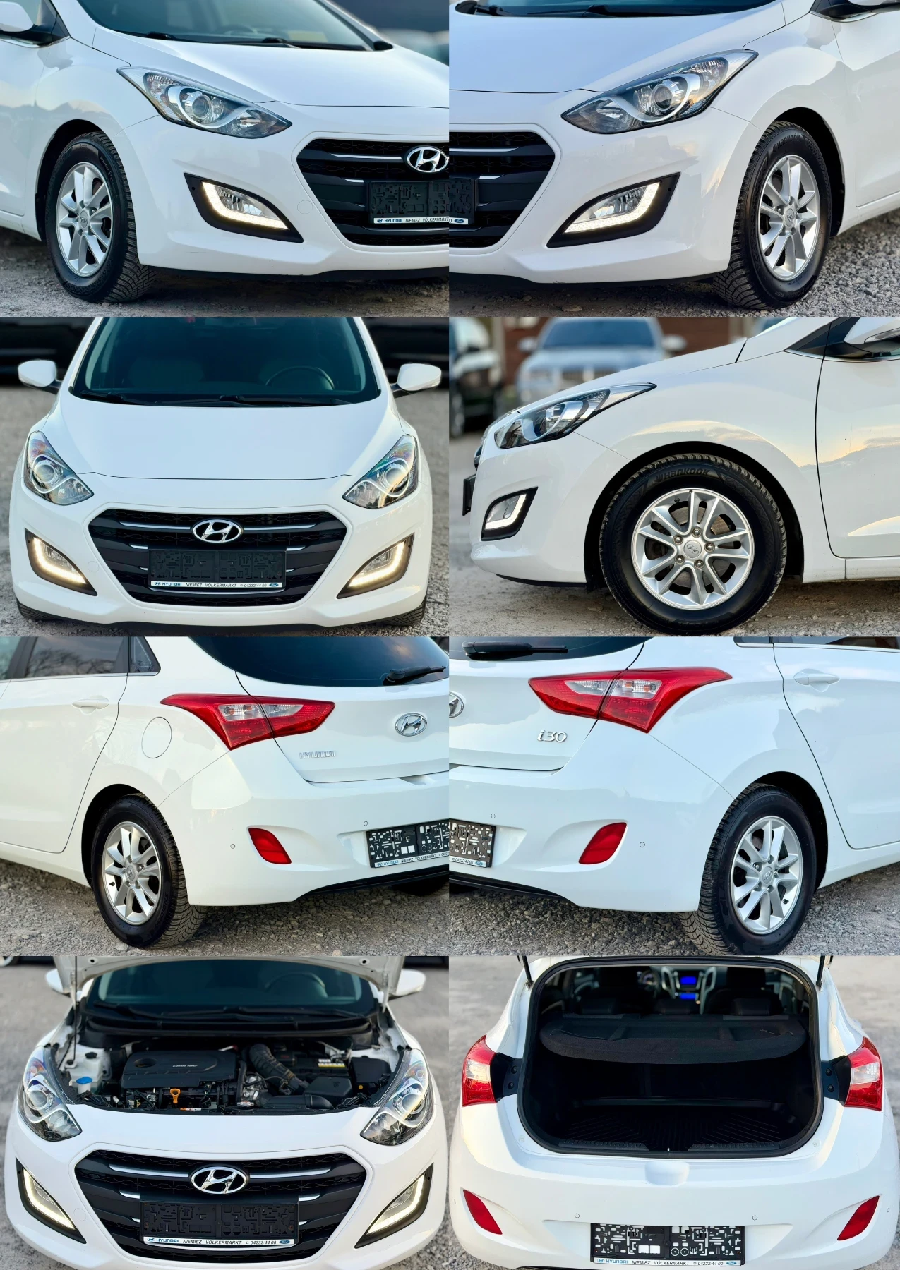 Hyundai I30 1.6CRDi 110кс * Euro-6* * Face-Lift* * Климатроник, снимка 9 - Автомобили и джипове - 54141478