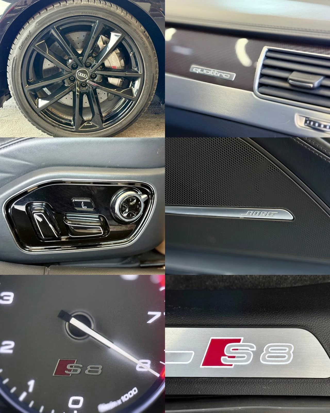 Audi S8 + * Matrix* Bose* Подгрев* Обдух* Full* Лизинг , снимка 17 - Автомобили и джипове - 54381046