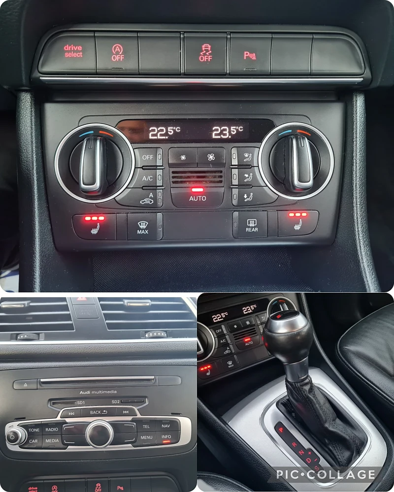 Audi Q3 2.0TDI-185kc/4x4/АВТОМАТ/ПОДГРЕВ/CAMERA/КОЖА, снимка 12 - Автомобили и джипове - 49575248