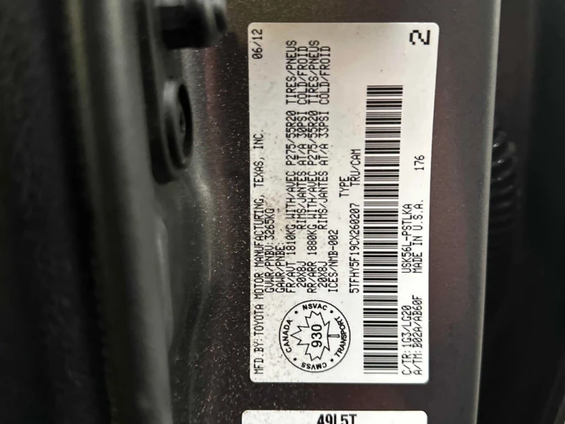 Toyota Tundra * Limited * CARFAX * БЕЗ ПЪРВОНАЧАЛНА ВНОСКА, снимка 10 - Автомобили и джипове - 53164607