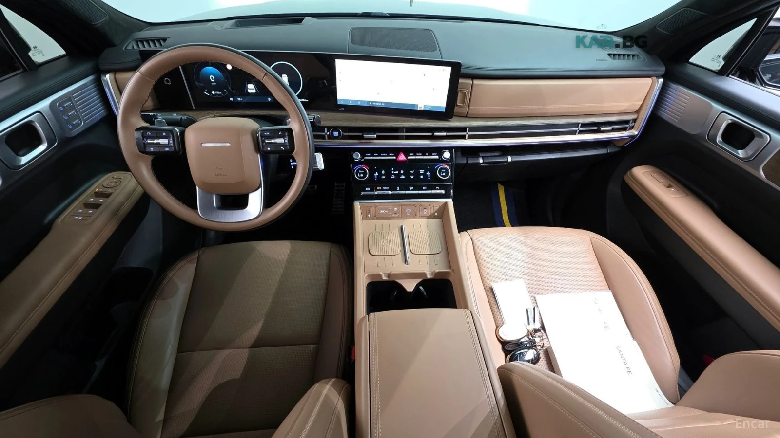Hyundai Santa fe * 2.5T* AWD* CALLIGRAPHY* ПОДГРЕВ* ОБДУХВАНЕ* HEAD, снимка 7 - Автомобили и джипове - 54822046