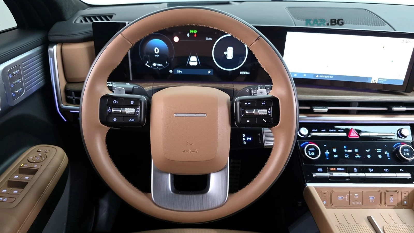 Hyundai Santa fe * 2.5T* AWD* CALLIGRAPHY* ПОДГРЕВ* ОБДУХВАНЕ* HEAD, снимка 13 - Автомобили и джипове - 54822046