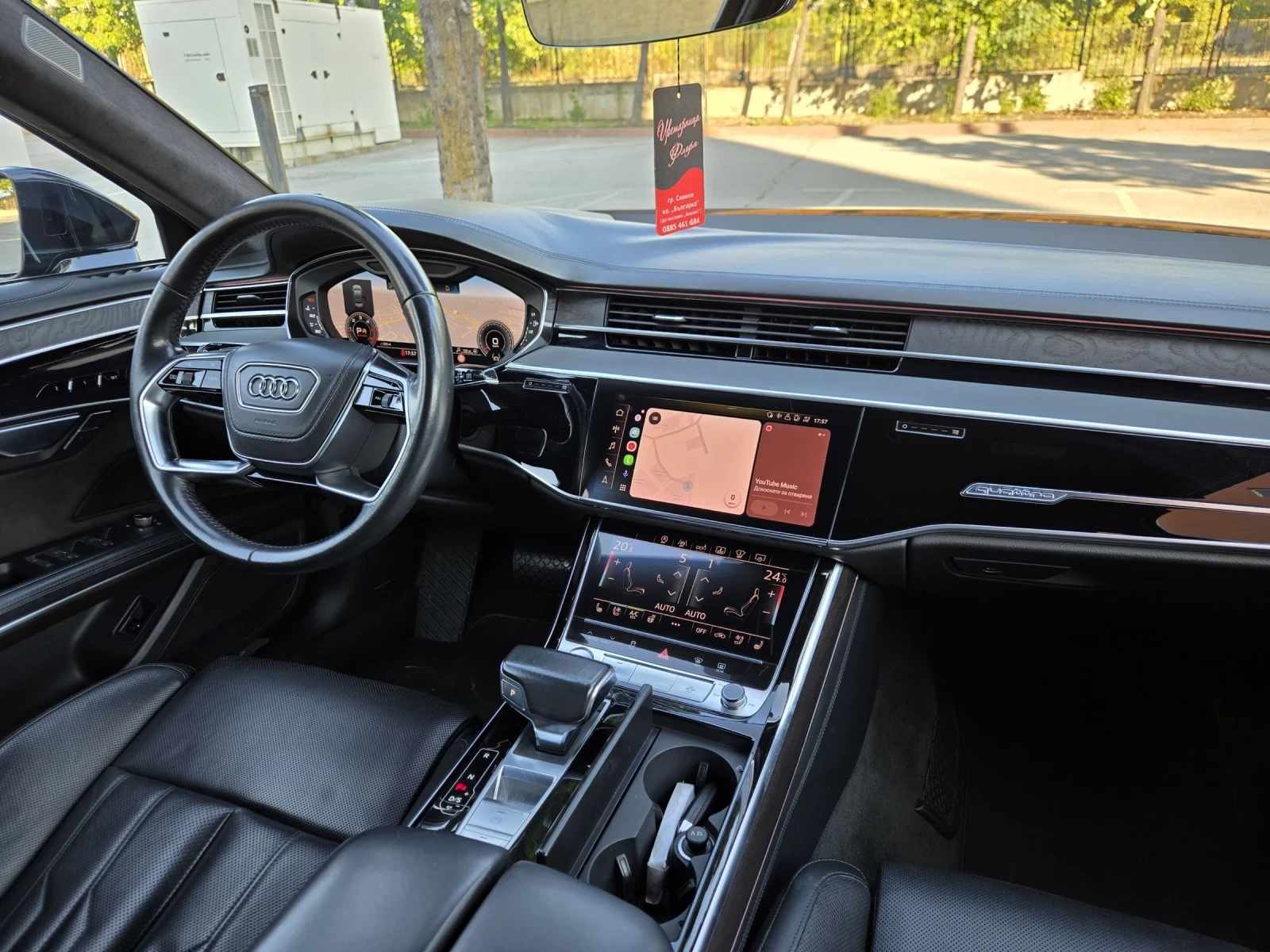 Audi A8 3.0TDI-286кс/B&O/PANO/360/DISTR/FULL, снимка 11 - Автомобили и джипове - 55902199
