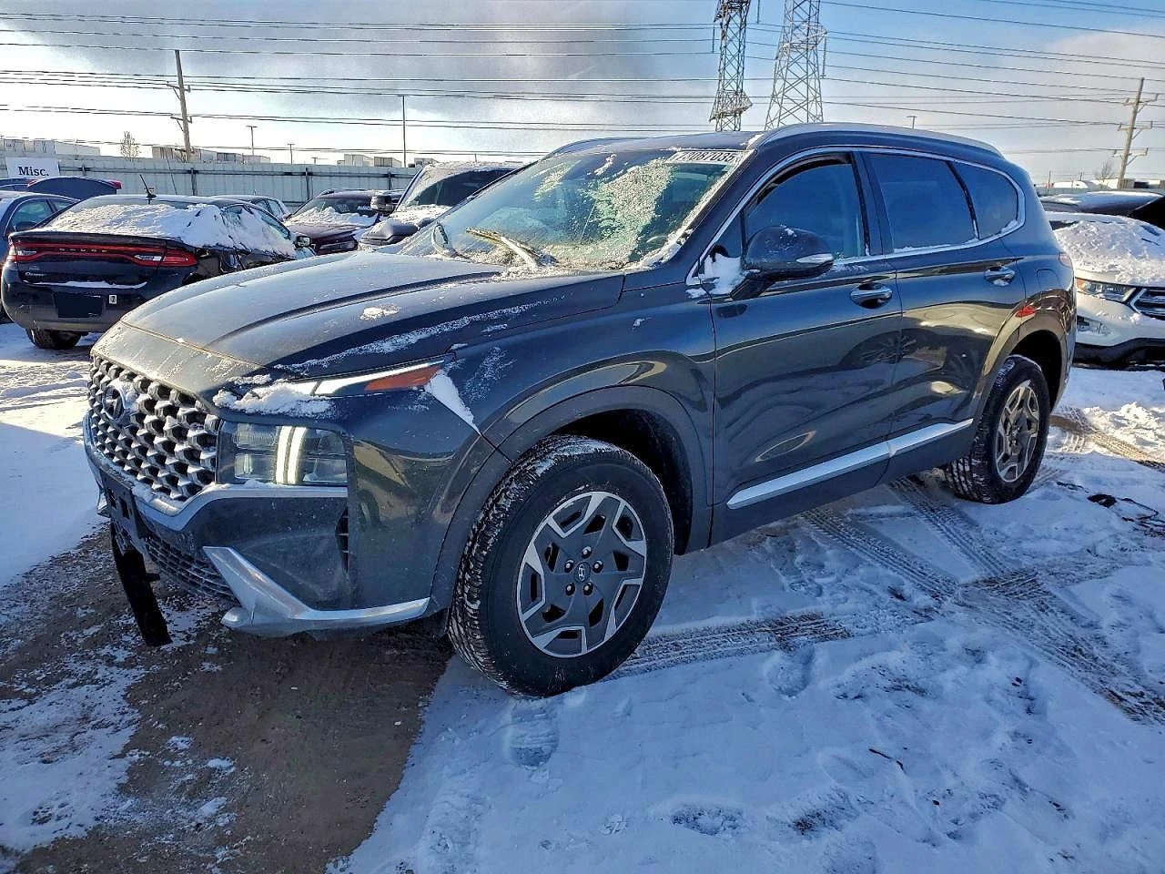 Hyundai Santa fe HYBRID Blue, снимка 2 - Автомобили и джипове - 54144686