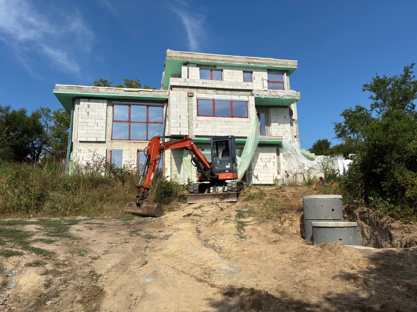 Багер Hitachi Zaxis 52u, снимка 6 - Индустриална техника - 55417571