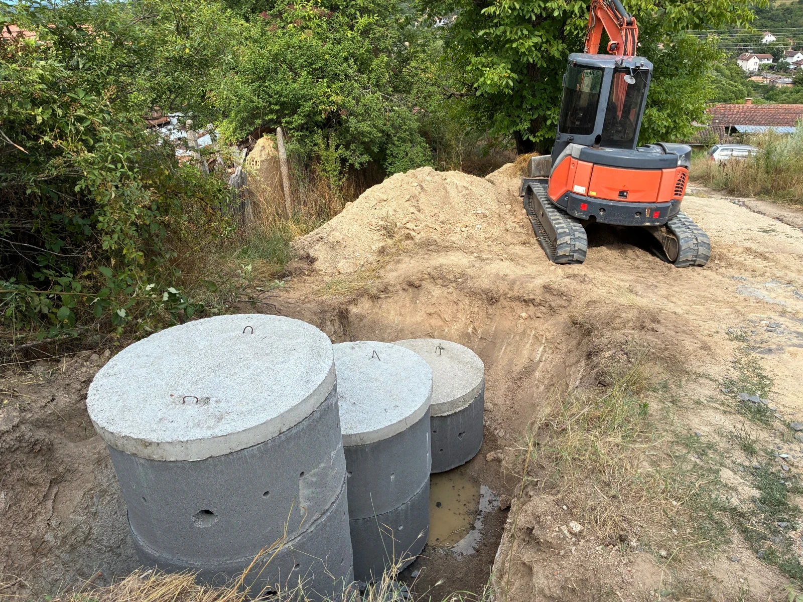 Багер Hitachi Zaxis 52u, снимка 5 - Индустриална техника - 55417571