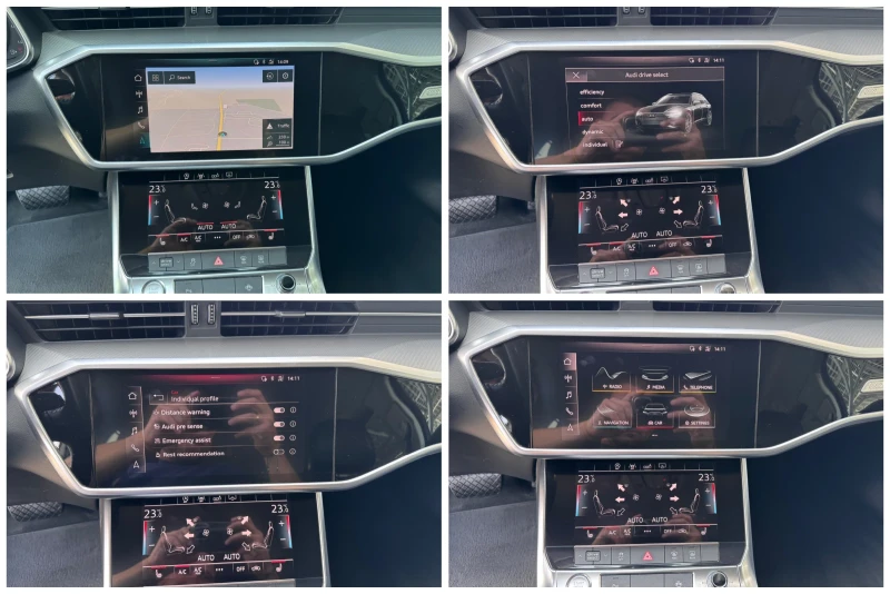 Audi A6 40TDI MHEV* DISTRONIC* АЛКАНТАРА* ПЕРФЕКТЕН, снимка 14 - Автомобили и джипове - 51681811