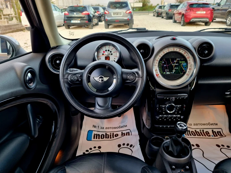 Mini Countryman 1.6D 4x4 Panorama, Navi, Koja, снимка 13 - Автомобили и джипове - 49870866