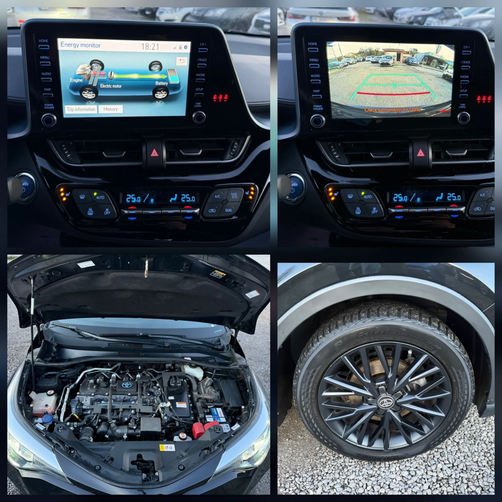 Toyota C-HR 1.8 HYBRID* 126h.km* FACELIFT* DISTRONIC* CARPLAY*, снимка 17 - Автомобили и джипове - 53741080