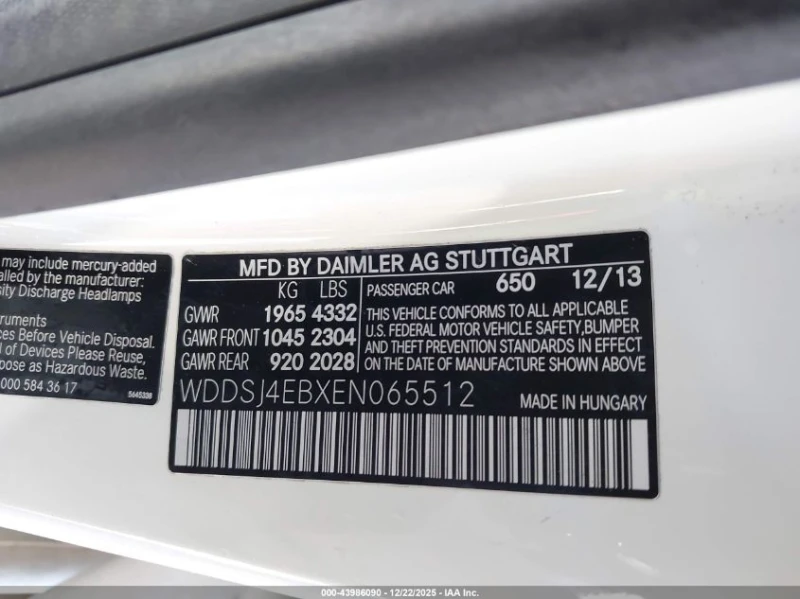 Mercedes-Benz CLA 250 * CARFAX* , снимка 9 - Автомобили и джипове - 53421103