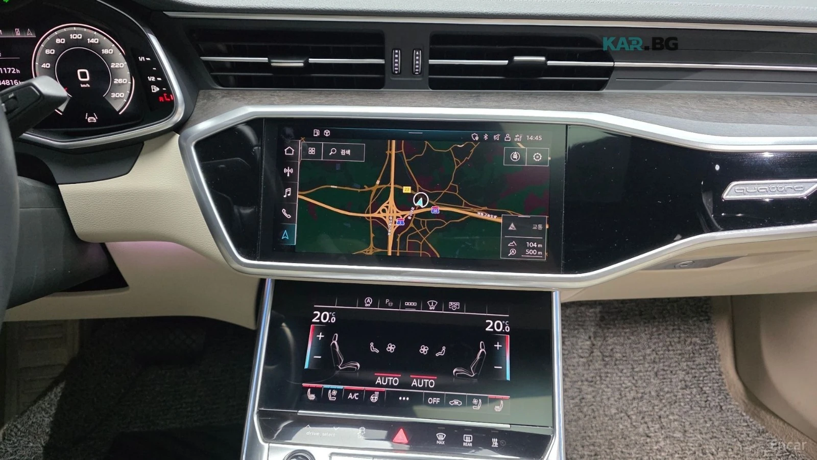 Audi A6 45 TDi PREMIUM* КОЖА* ПОДГРЕВ* ОБДУХВ* 360* ХЕДЪП*, снимка 12 - Автомобили и джипове - 55413468