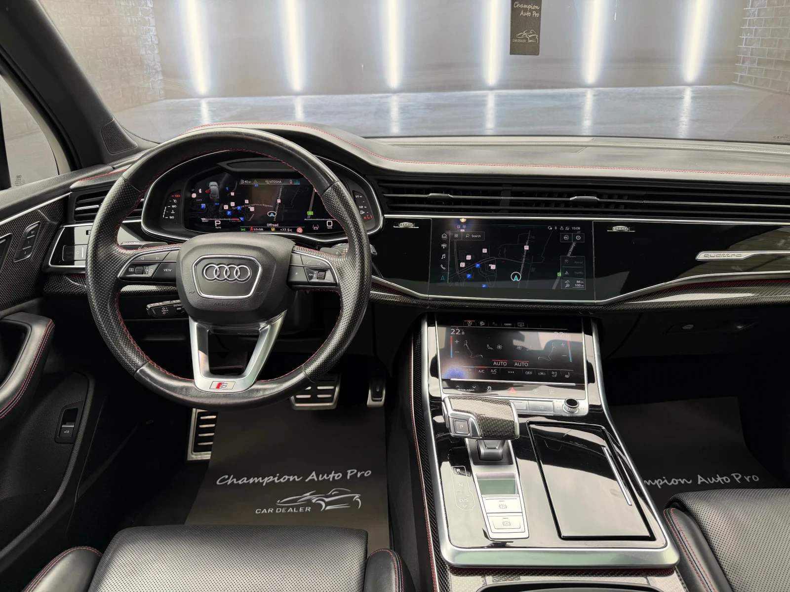 Audi SQ7 S-Line HUD/KAM360/B&O, снимка 13 - Автомобили и джипове - 55650154