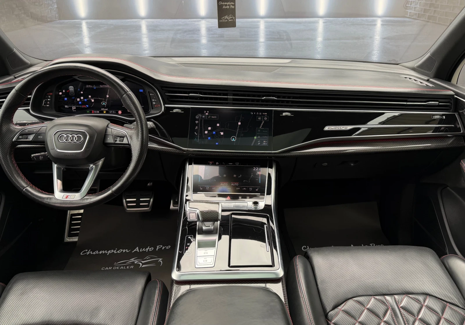 Audi SQ7 S-Line HUD/KAM360/B&O, снимка 11 - Автомобили и джипове - 55650154