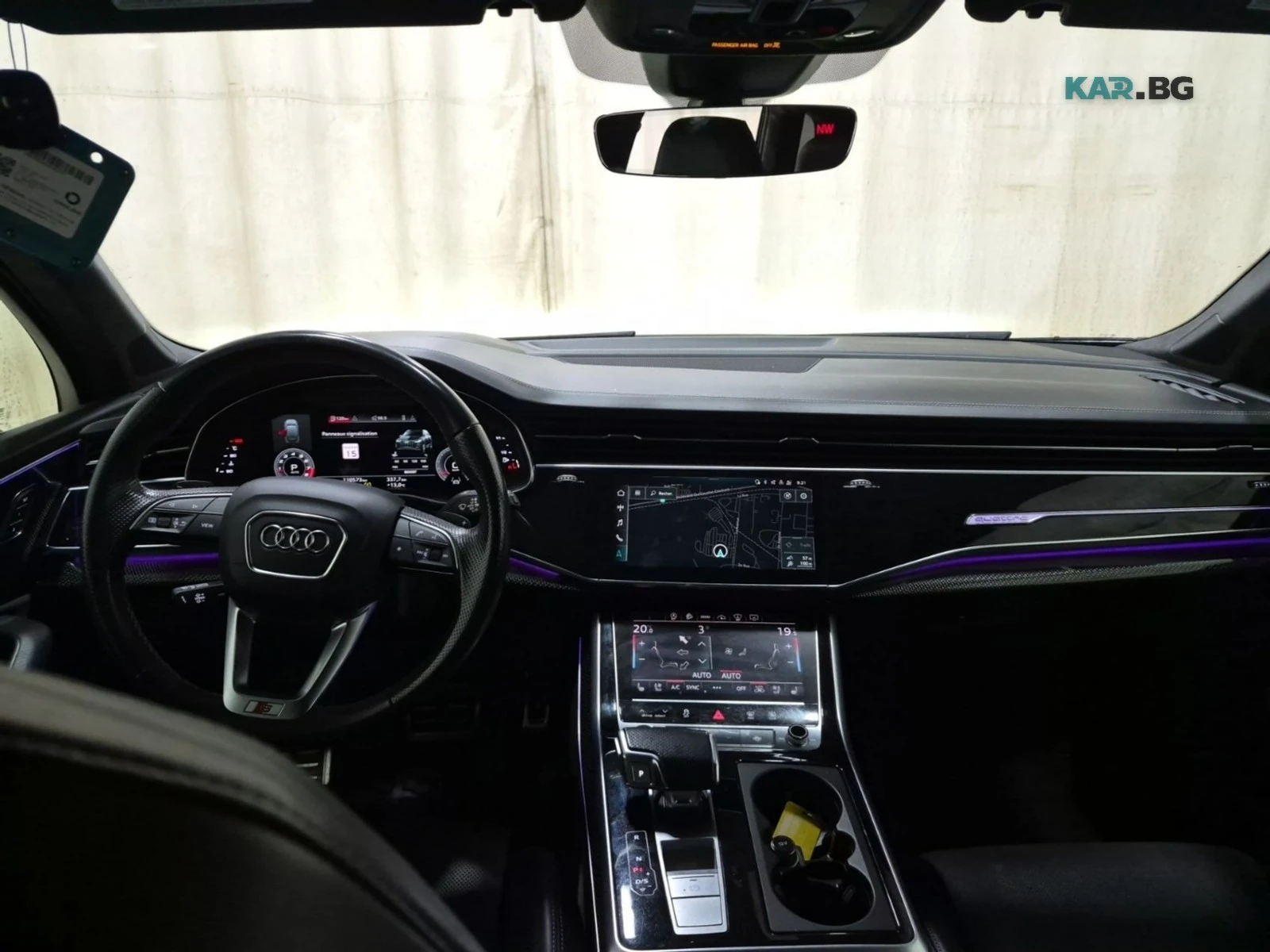 Audi SQ7 ACC * HUD * Обдухване * АвтоКредит * (ЦЕНА ДО БГ), снимка 9 - Автомобили и джипове - 56162585