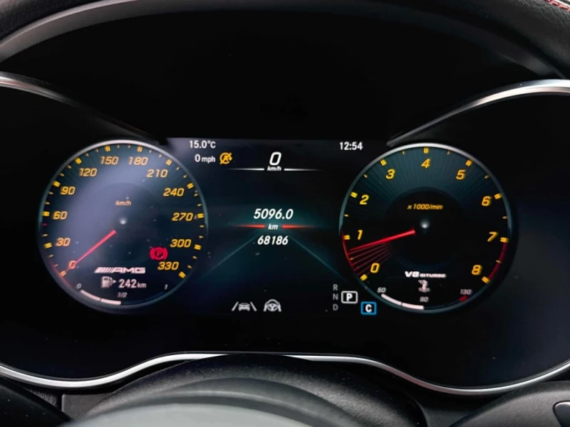 Mercedes-Benz C 63 AMG * S * CARFAX * ЦЕНА ДО БЪЛГАРИЯ, снимка 9 - Автомобили и джипове - 53095528