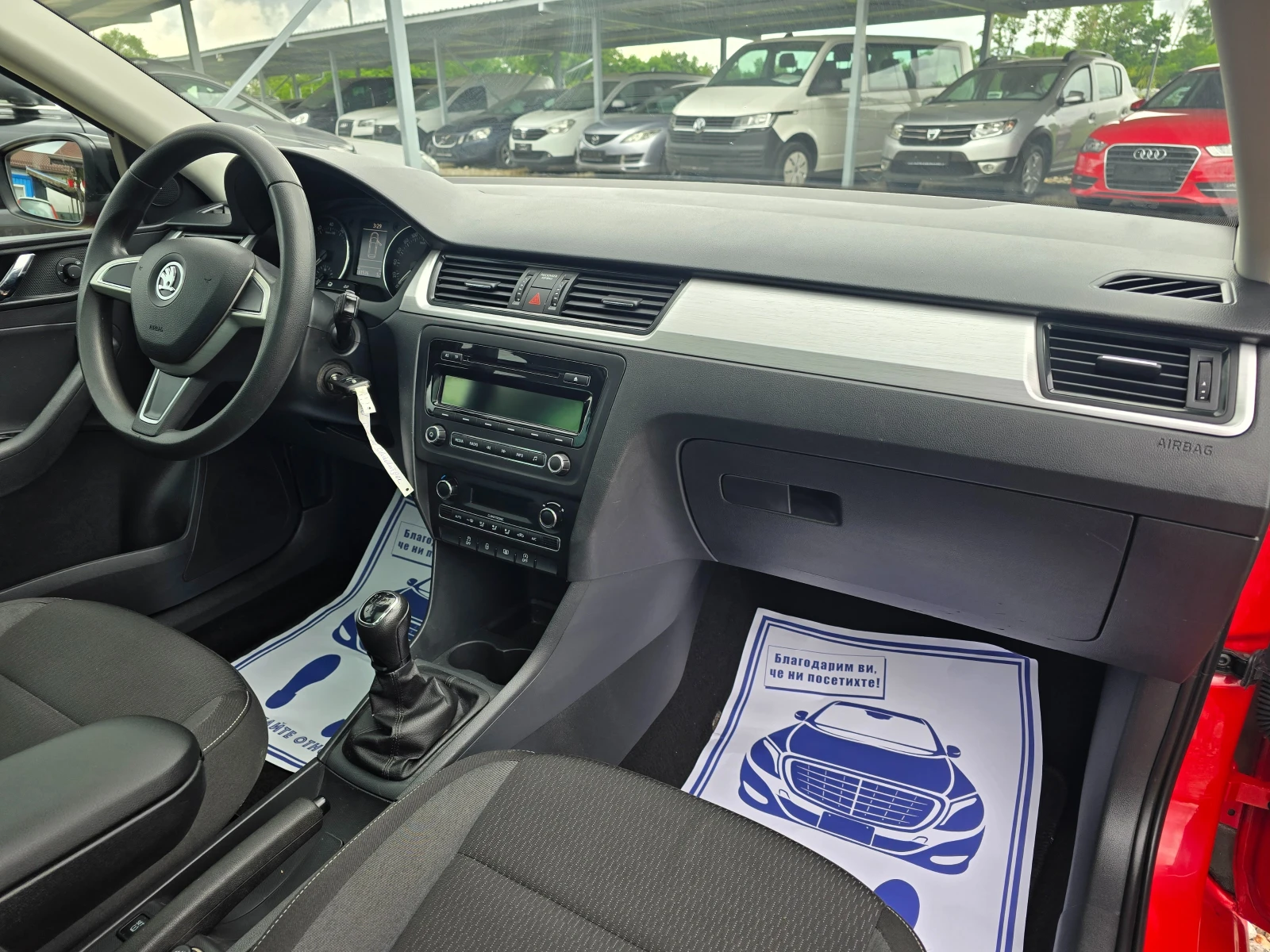 Skoda Rapid 1, 2 КЛИМАТРОНИК !! ПАНОРАМА !! ЕВРО 5 !!, снимка 9 - Автомобили и джипове - 54807358