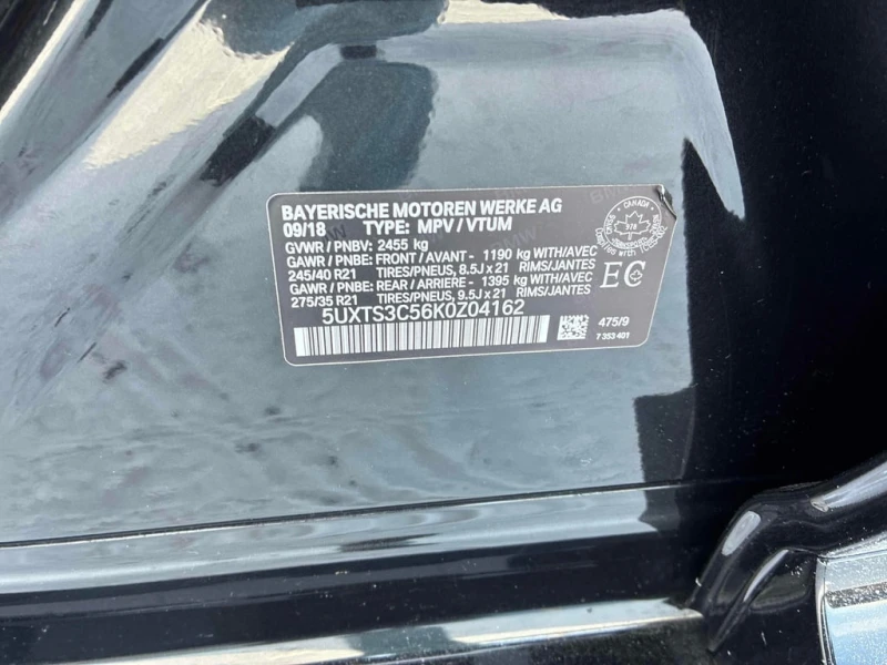 BMW X3 M40i  CARFAX, снимка 11 - Автомобили и джипове - 52681161