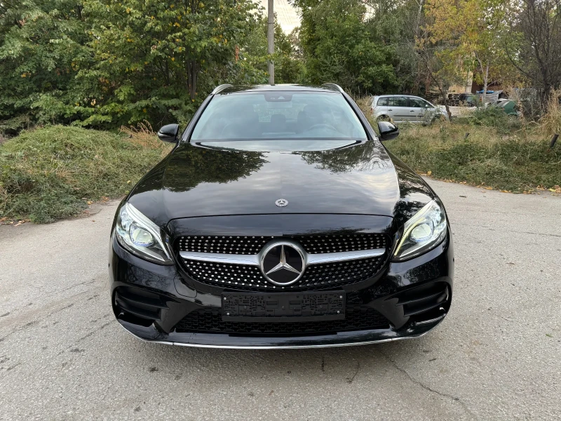 Mercedes-Benz C 220 2.2D 4x4.AMG.227.х.км.DISTRONIC.КОЖА.НАВИ.ПОДГРЕВ., снимка 2 - Автомобили и джипове - 51841001