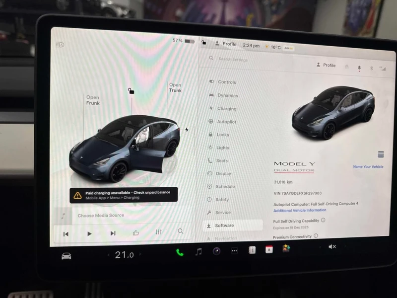 Tesla Model Y * Performance * CARFAX * БЕЗ ПЪРВОНАЧАЛНА ВНОСКА, снимка 8 - Автомобили и джипове - 52777218