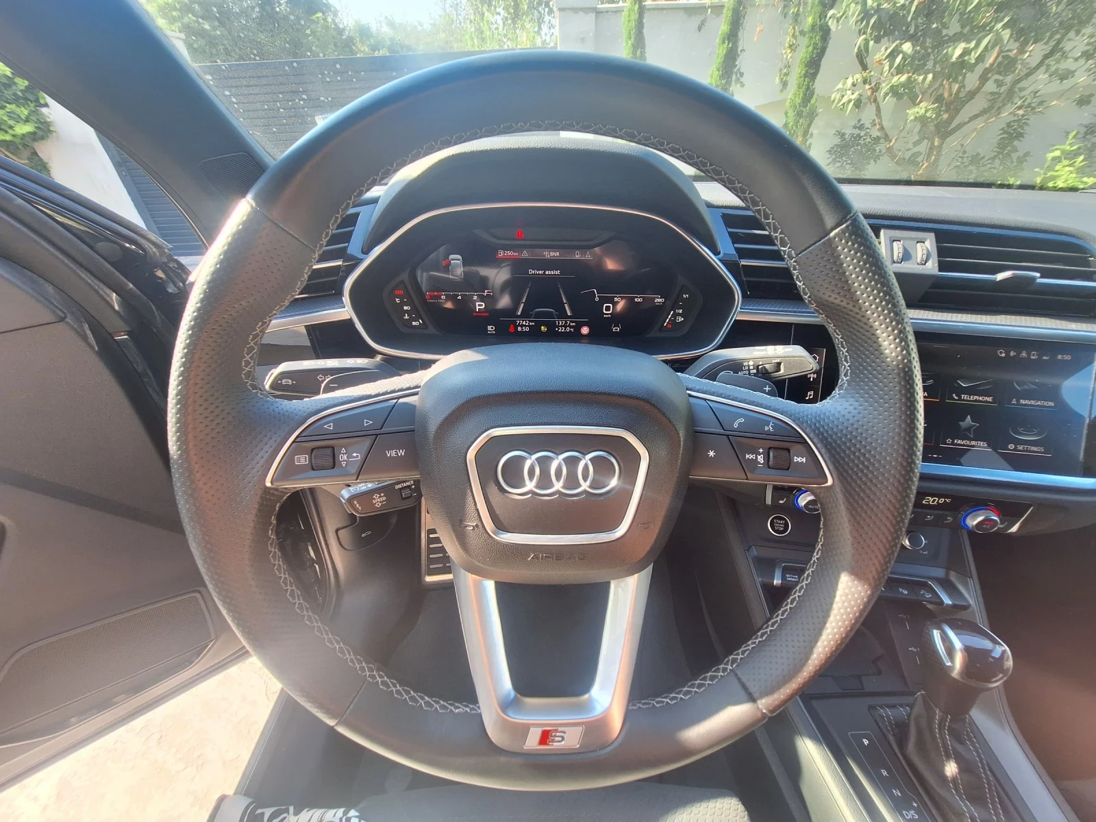 Audi Q3 Sportback 2.0 TFSI QUATTRO S LINE/360/BLACK EDITION , снимка 13 - Автомобили и джипове - 55502774