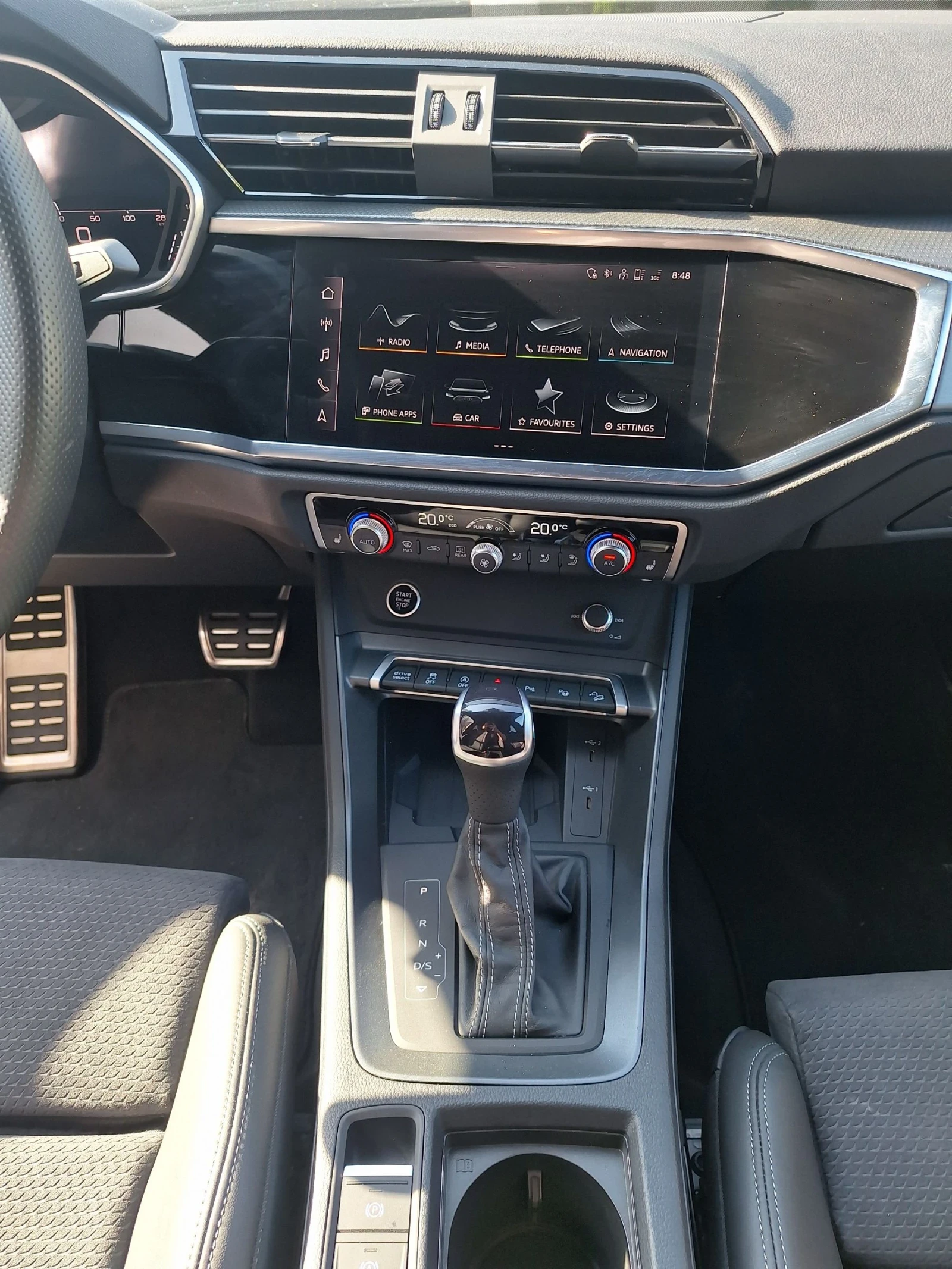 Audi Q3 Sportback 2.0 TFSI QUATTRO S LINE/360/BLACK EDITION , снимка 11 - Автомобили и джипове - 55502774