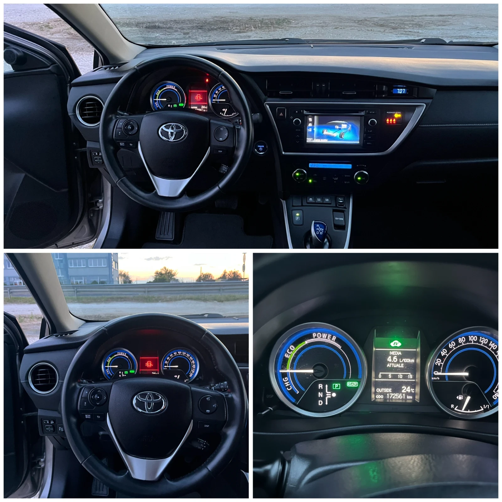 Toyota Auris 1.8Hybrid Lounge 136k.c. 172000�� ���������!!! | Mobile.bg � ����������� 15