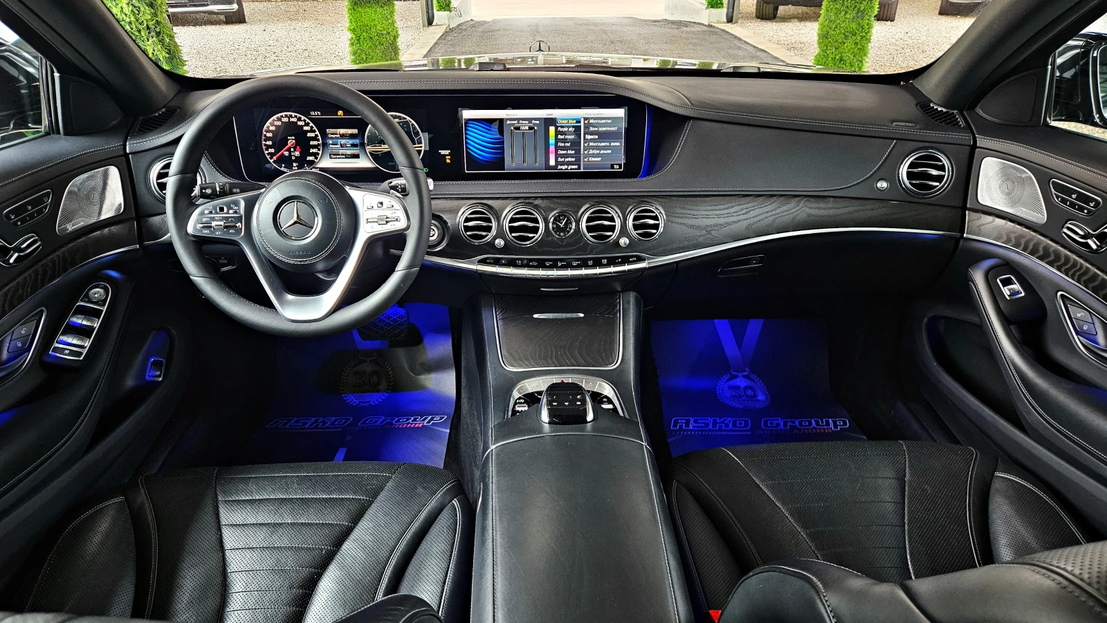 Mercedes-Benz S 400 L/AMG/4M/PANO/DISTR/HUD/МАСАЖ/360CAM/BURMEST/LIZIN, снимка 8 - Автомобили и джипове - 56221561