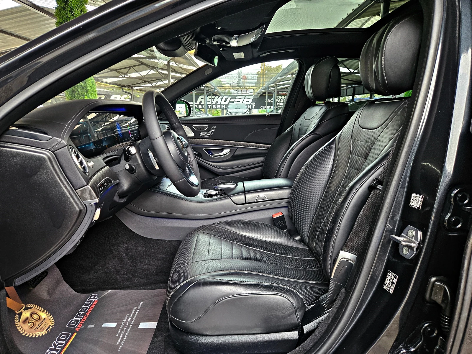 Mercedes-Benz S 400 L/AMG/4M/PANO/DISTR/HUD/МАСАЖ/360CAM/BURMEST/LIZIN, снимка 15 - Автомобили и джипове - 56221561