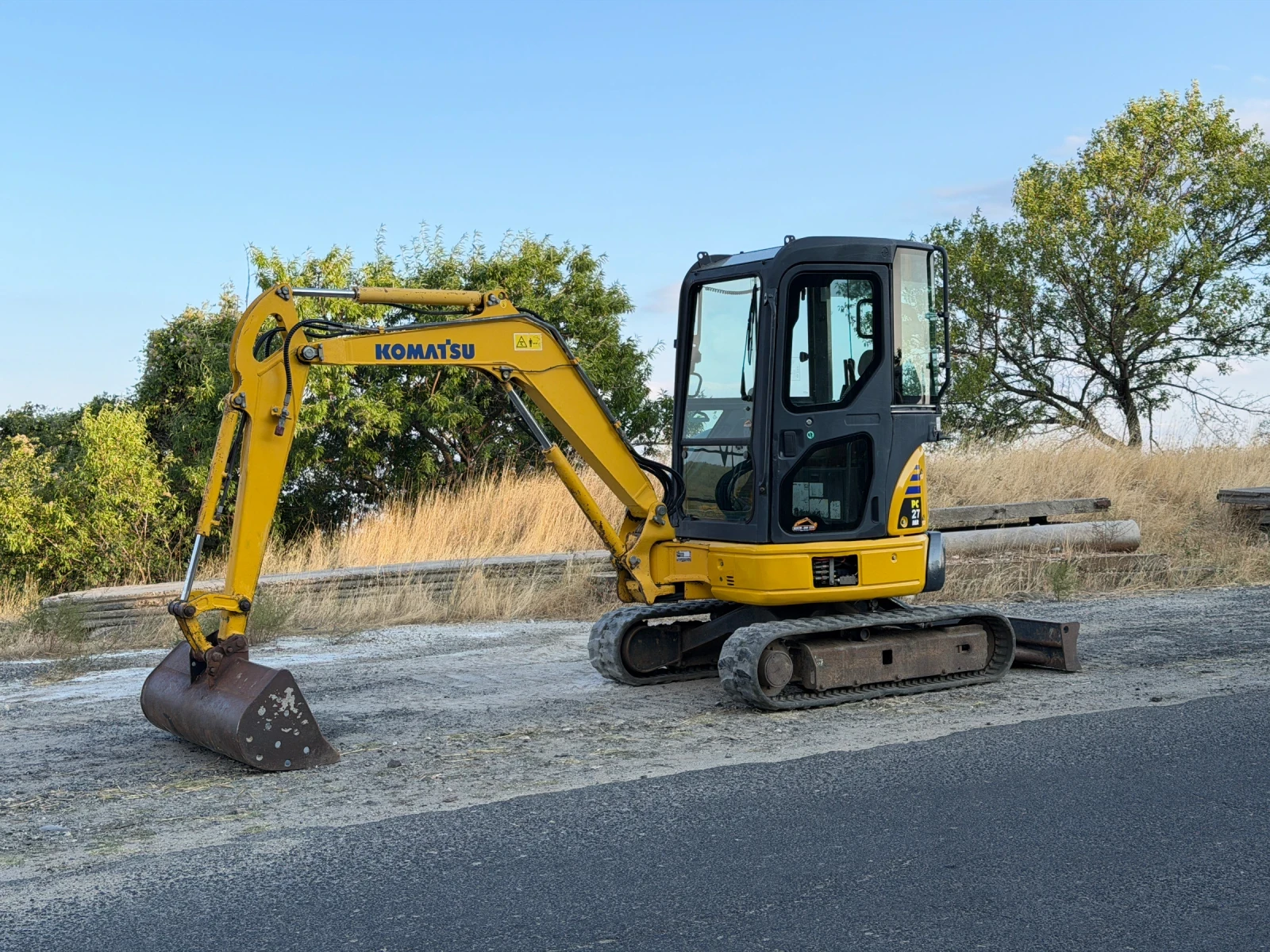 Багер Komatsu Pc27mr-2 , снимка 2 - Индустриална техника - 55849051