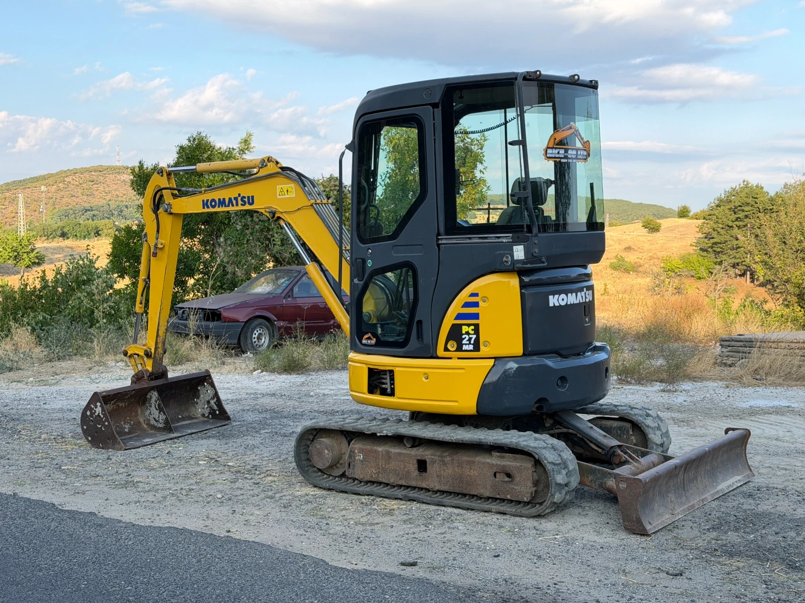 Багер Komatsu Pc27mr-2 , снимка 6 - Индустриална техника - 55849051