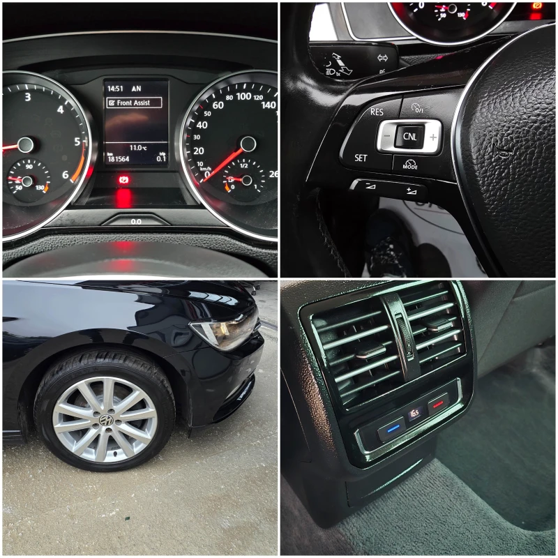 VW Passat 1.6* TDI* 120кс* navi* front assist, снимка 14 - Автомобили и джипове - 51944568