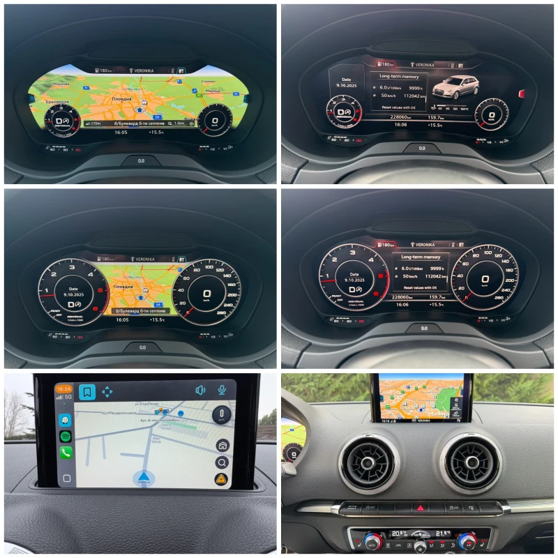 Audi A3 2.0TDI S-LINE DIGITAL COCKPIT LED PODGREV, снимка 16 - Автомобили и джипове - 52010858