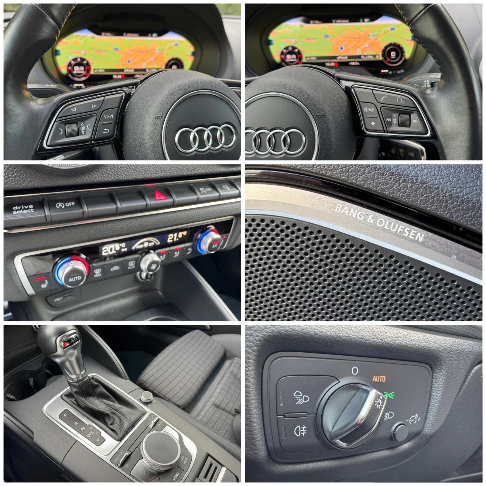 Audi A3 2.0TDI S-LINE DIGITAL COCKPIT LED PODGREV | Mobile.bg — изображение 15