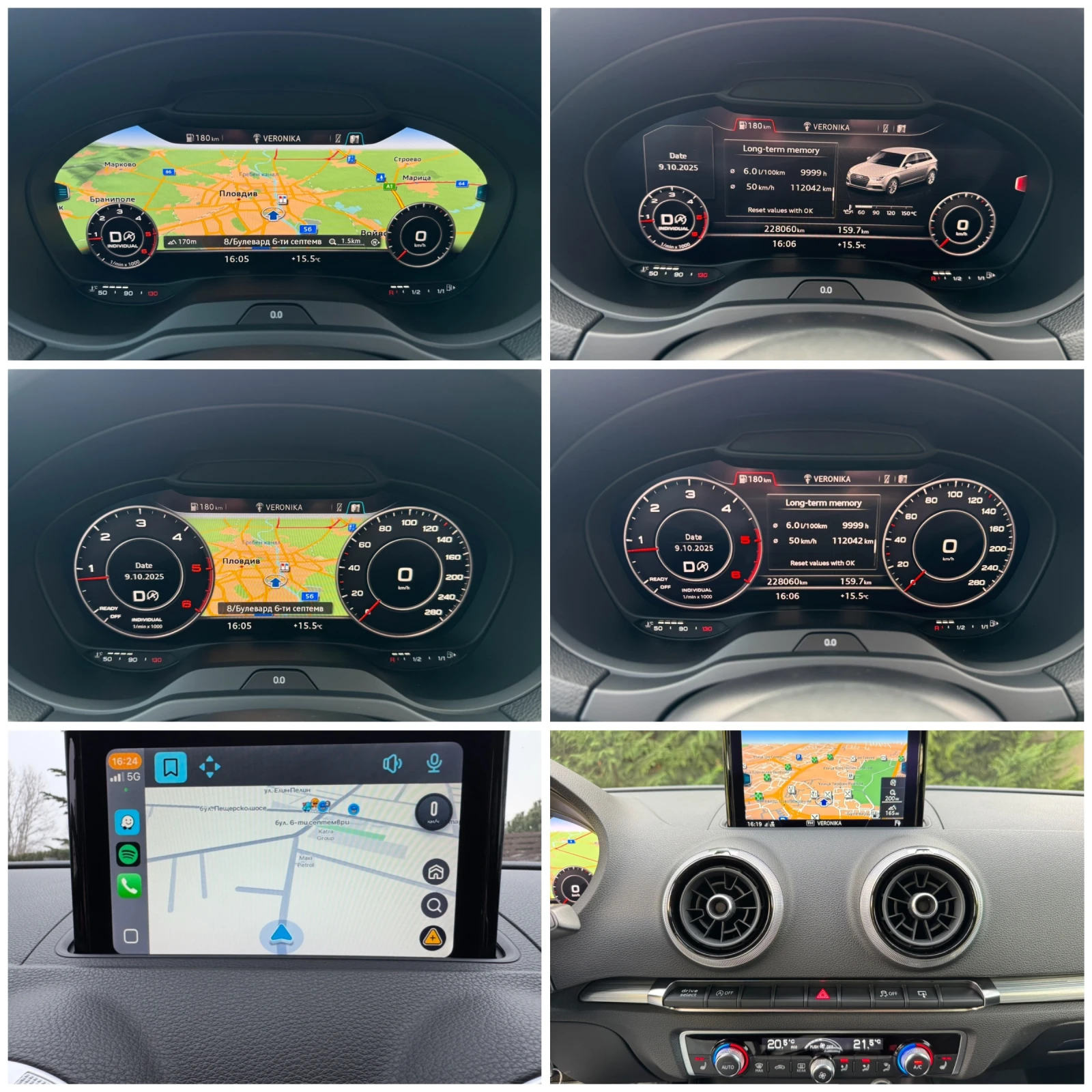 Audi A3 2.0TDI S-LINE DIGITAL COCKPIT LED PODGREV | Mobile.bg — изображение 16