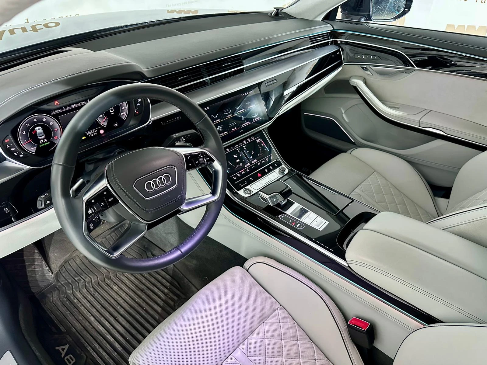 Audi A8 L 60TFSi V8* Vent* Massage* TV* HuD* 3D B&O* Full | Mobile.bg � ����������� 7