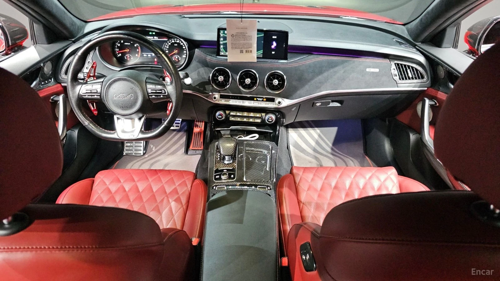 Kia Stinger 3.3 AWD GT | LEXICON| 360| HUD| VENTED S| , снимка 7 - Автомобили и джипове - 56215272