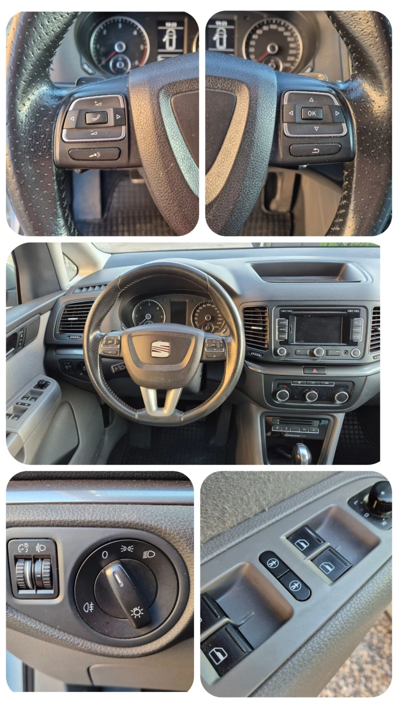 Seat Alhambra 2.0D 140hp Automatic , снимка 11 - Автомобили и джипове - 51598987