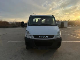 Iveco Daily 35C17 Тристранен самосвал кран Ferrari 530 A2 6m, снимка 3