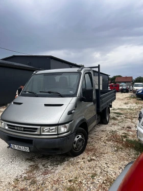 Iveco 35c17 3.0, 170 к.с., климатик, чисто нов, кош, тристране, снимка 1