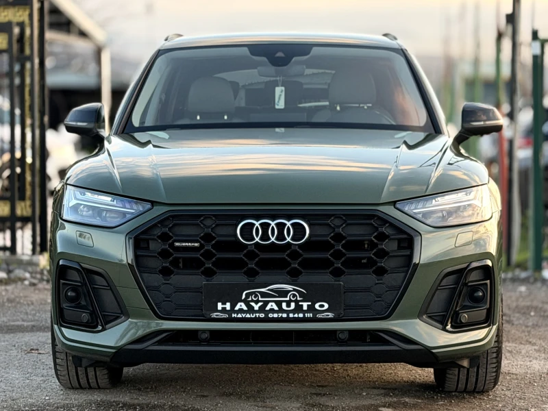 Audi Q5 40TDI= QUATTRO= S-LINE= DISTRICT GREEN METALIC= , снимка 2 - Автомобили и джипове - 52695549