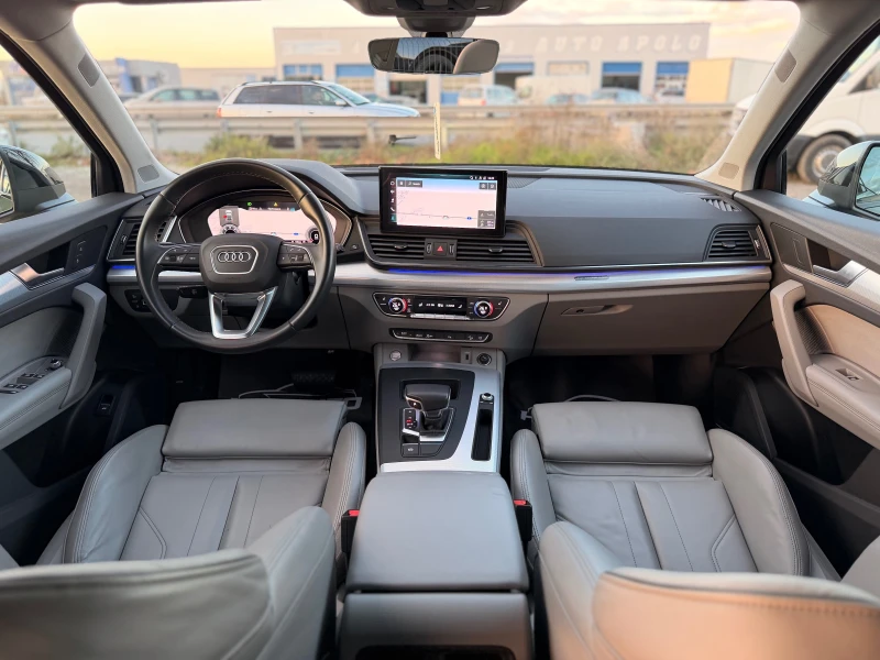 Audi Q5 40TDI= QUATTRO= S-LINE= DISTRICT GREEN METALIC= , снимка 10 - Автомобили и джипове - 52695549