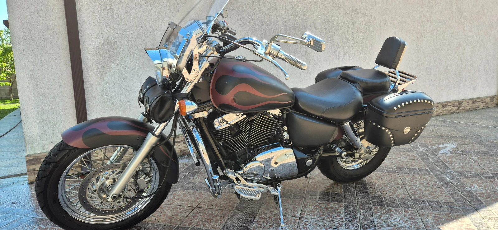 Honda Shadow, снимка 9 - Мотоциклети и мототехника - 54442358