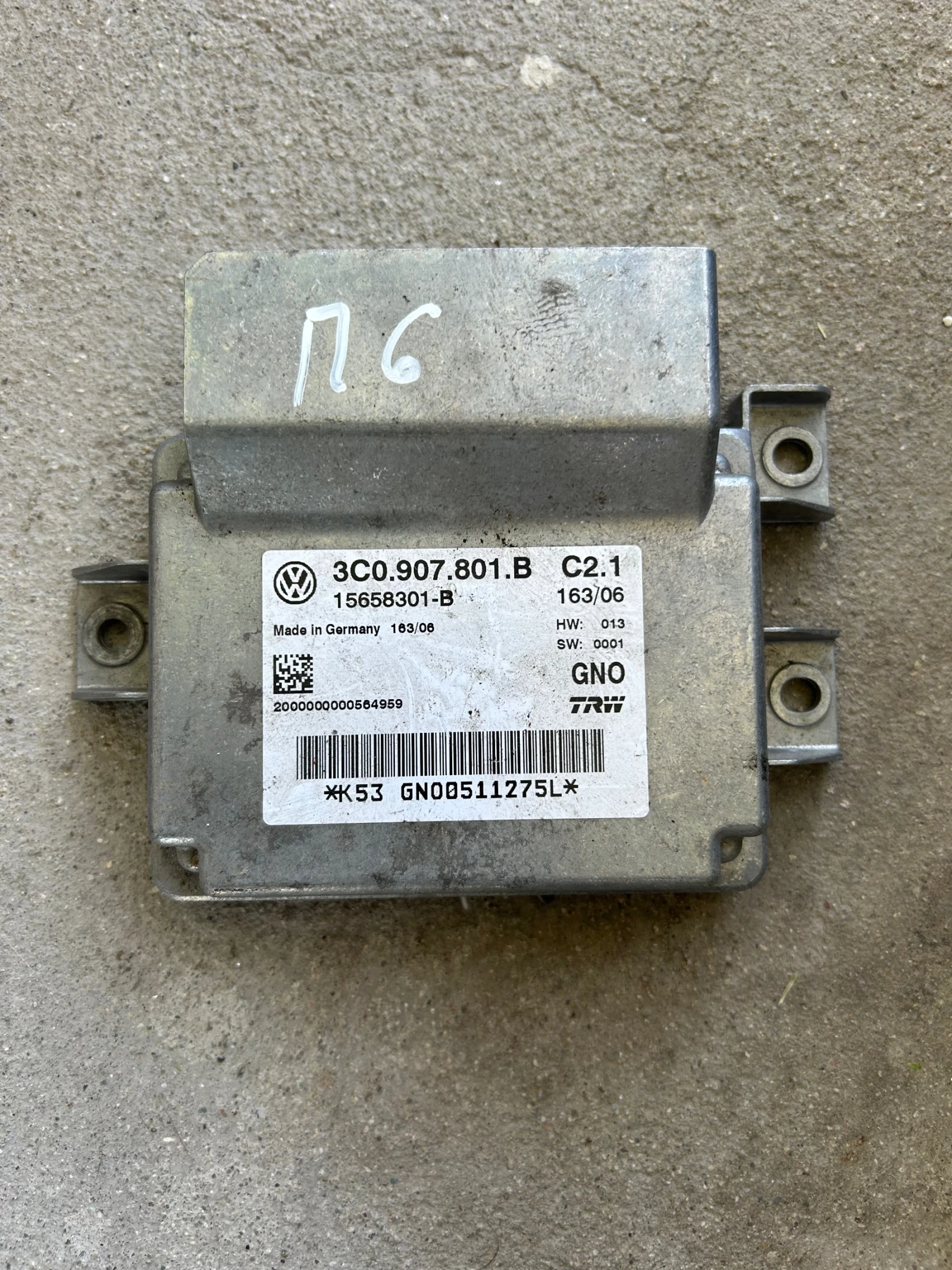 3C0907801B модул ръчна спирачка VOLKSWAGEN PASSAT B6