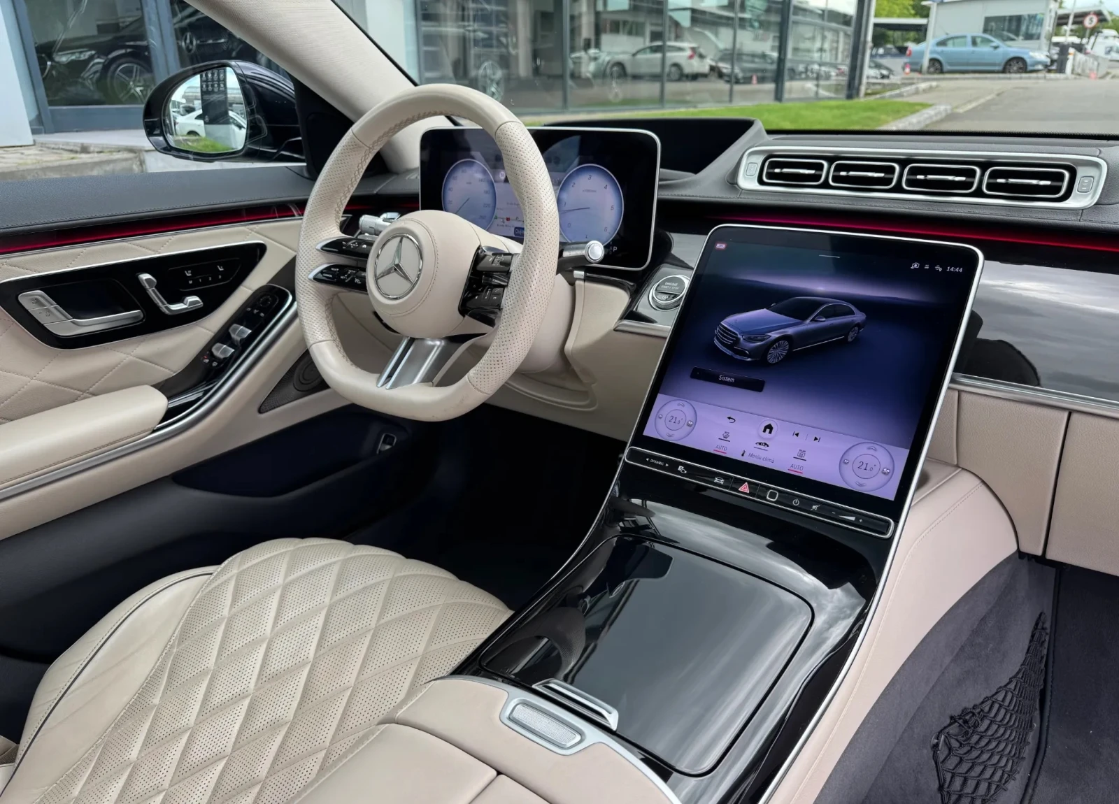 Mercedes-Benz S 400 d AMG-LINE 4MATIC LONG, снимка 10 - Автомобили и джипове - 55296106