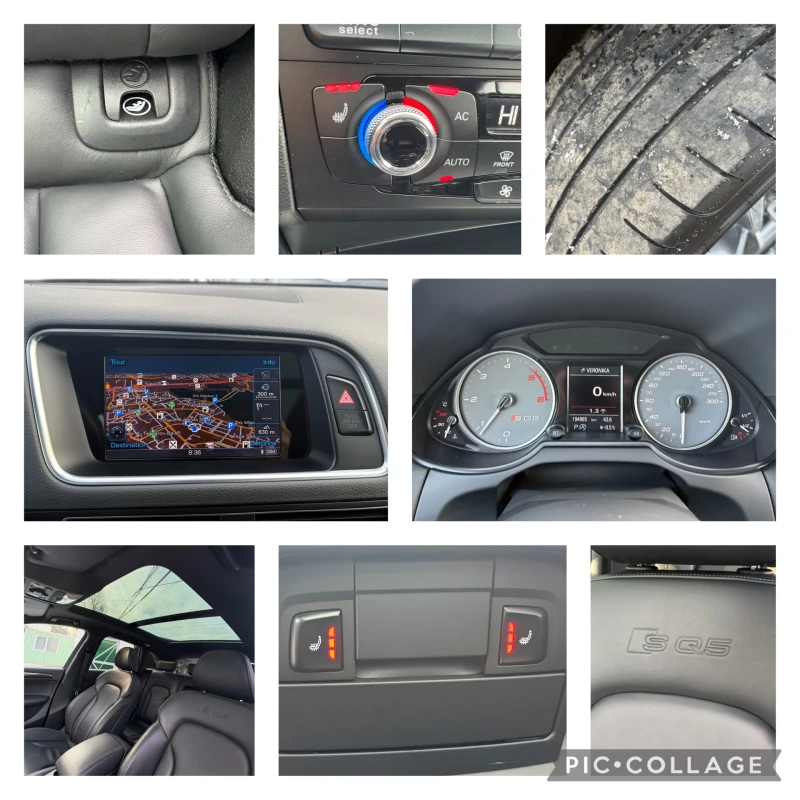 Audi SQ5 313HP= BANG & OLUFSEN= ПАНОРАМА= ПОДГРЕВ= ШВЕЙЦАРИ, снимка 17 - Автомобили и джипове - 48440845