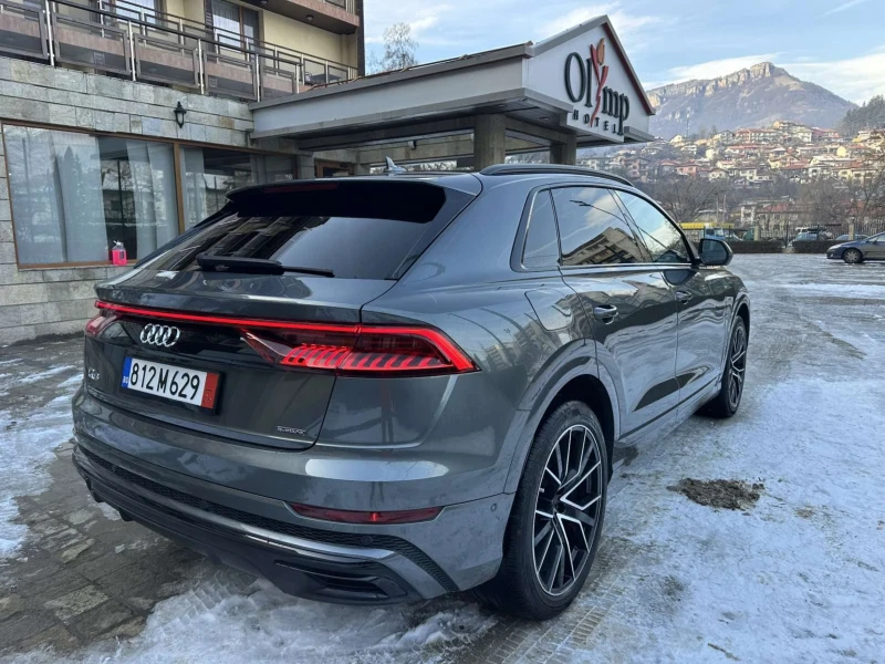 Audi Q8 55TFSI/S-line/360/Head-Up/ВАКУМ/Завиващ заден мос, снимка 5 - Автомобили и джипове - 53372787