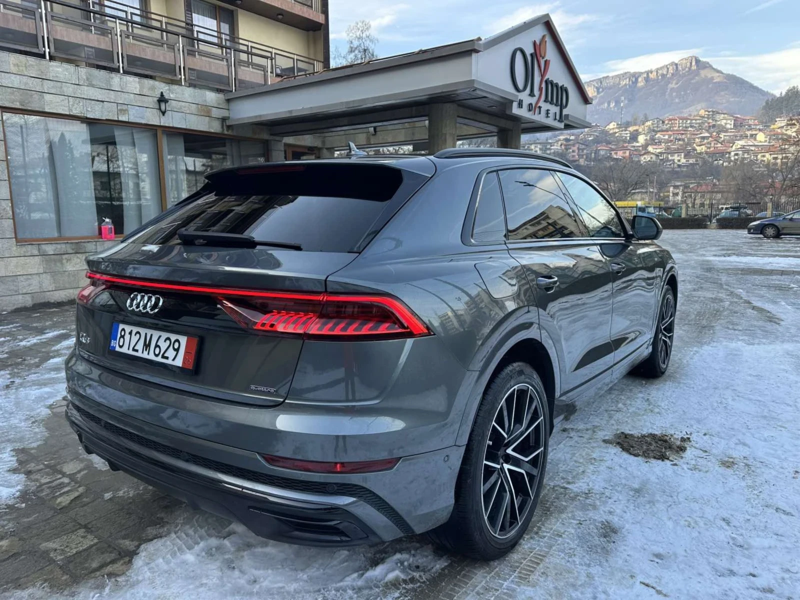 Audi Q8 55TFSI/S-line/360/Head-Up/ВАКУМ/Завиващ заден мос - изображение 5