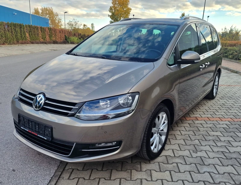 VW Sharan 7 места/БЕНЗИН/DSG - 6ck/HIGHLINE/* FACELIFT* , снимка 1 - Автомобили и джипове - 47788570