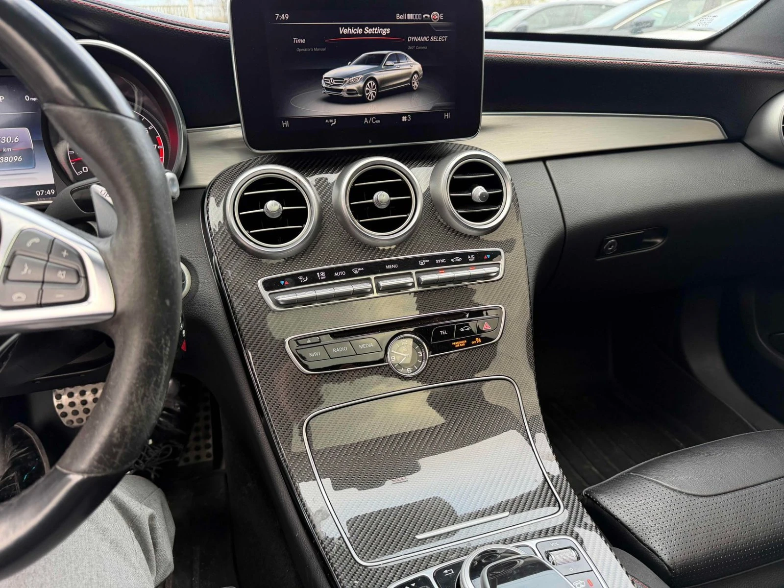 Mercedes-Benz C 43 AMG BURMESTER* PANO* СЛ.ЛЕНТИ* KEYLESS, снимка 9 - Автомобили и джипове - 54557998