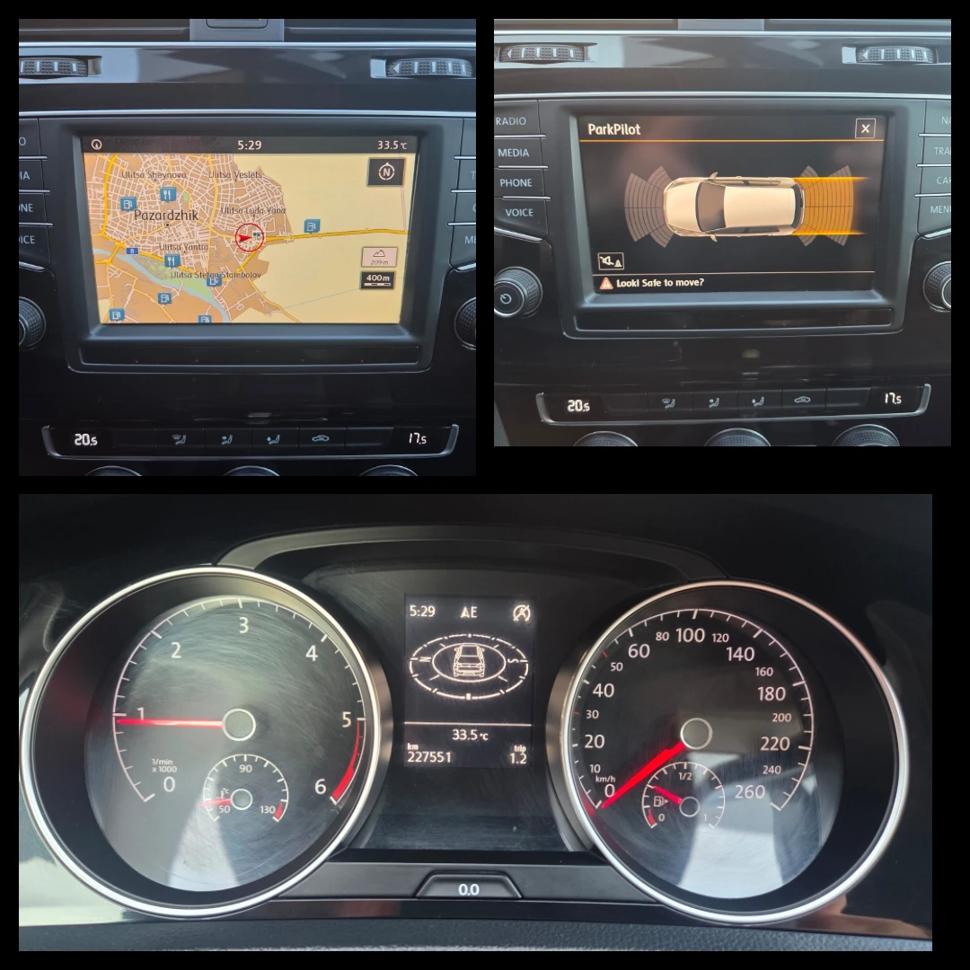 VW Golf VII 1.6 TDI/Executive/BlueMotion/AT/Navi , снимка 12 - Автомобили и джипове - 55532420